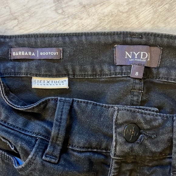 Women’s NYJD Black, Barbara, Boot Cut Jeans size 8 - Picture 4 of 5